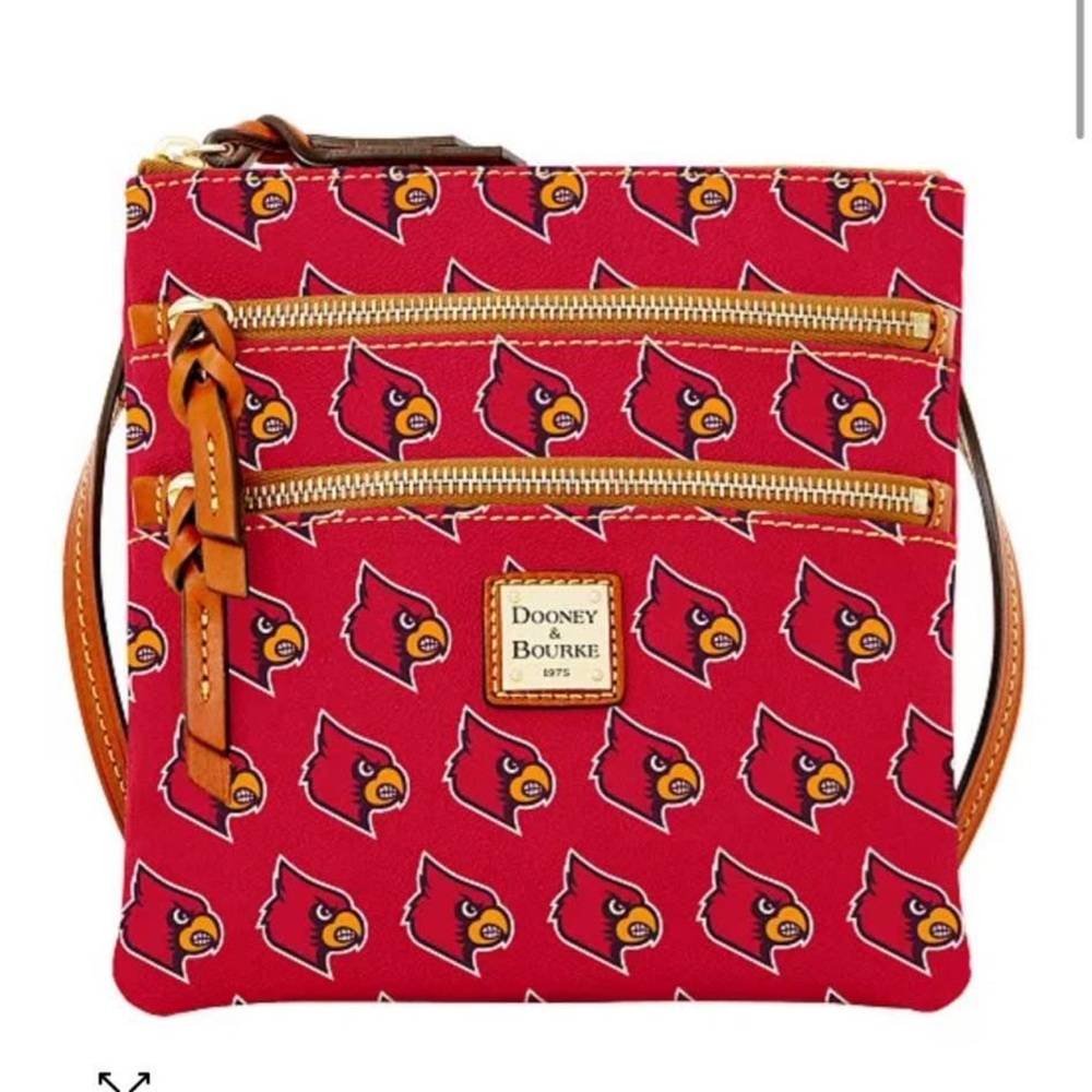 Dooney & Bourke University of Louisville Crossbody Bag Purse UofL Cardinals NCAA